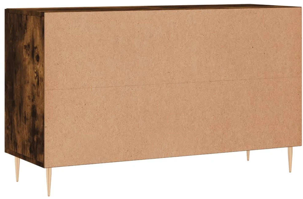 Šoninė spintelė, dūminio ąžuolo, 100x36x60cm, apdirbta mediena