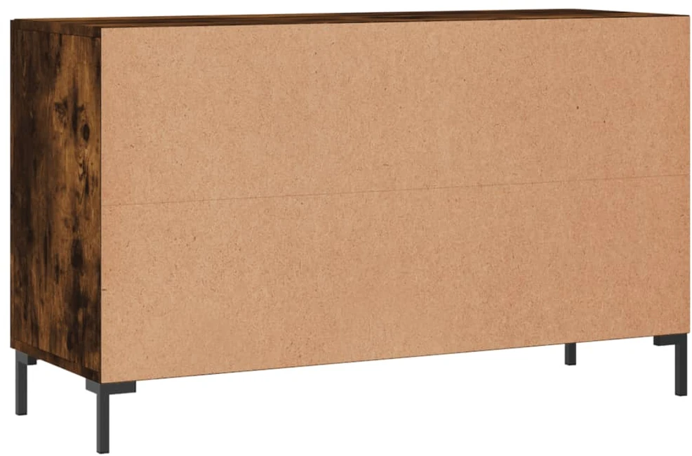 Šoninė spintelė, dūminio ąžuolo, 100x36x60cm, apdirbta mediena