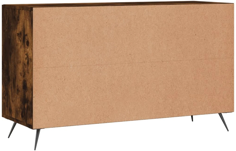 Šoninė spintelė, dūminio ąžuolo, 100x36x60cm, apdirbta mediena
