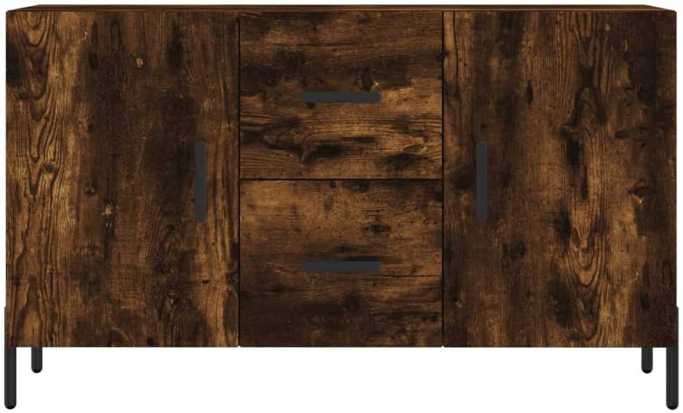 Šoninė spintelė, dūminio ąžuolo, 100x36x60cm, apdirbta mediena