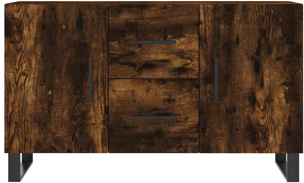 Šoninė spintelė, dūminio ąžuolo, 100x36x60cm, apdirbta mediena