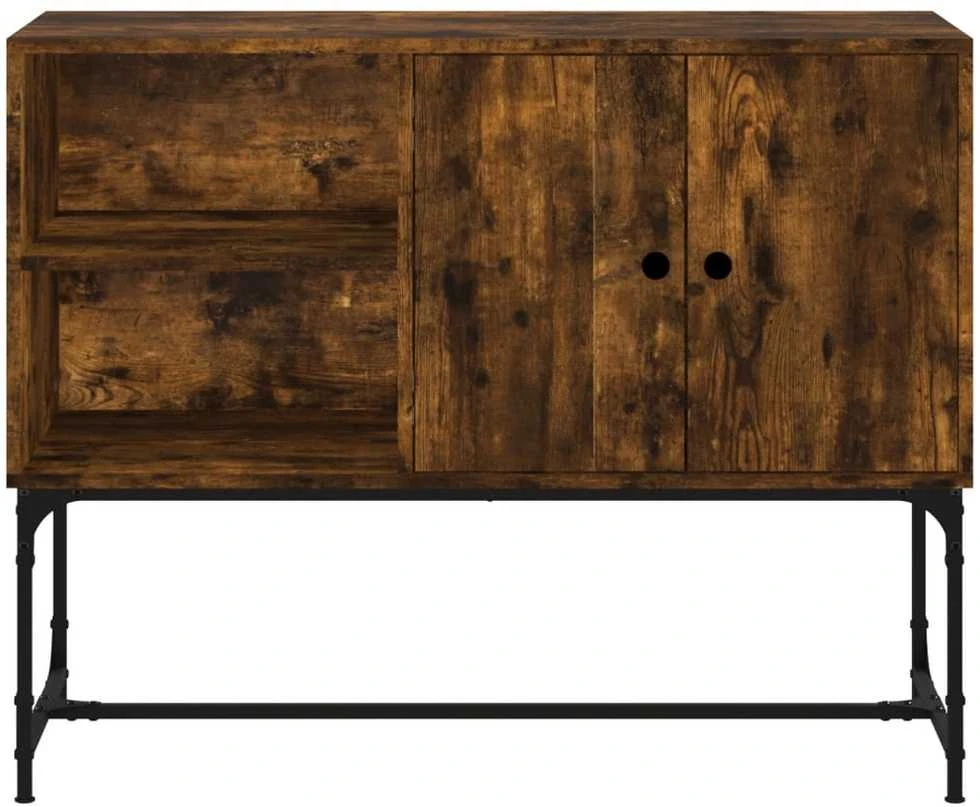 Šoninė spintelė, dūminio ąžuolo, 100x40x79,5cm, mediena