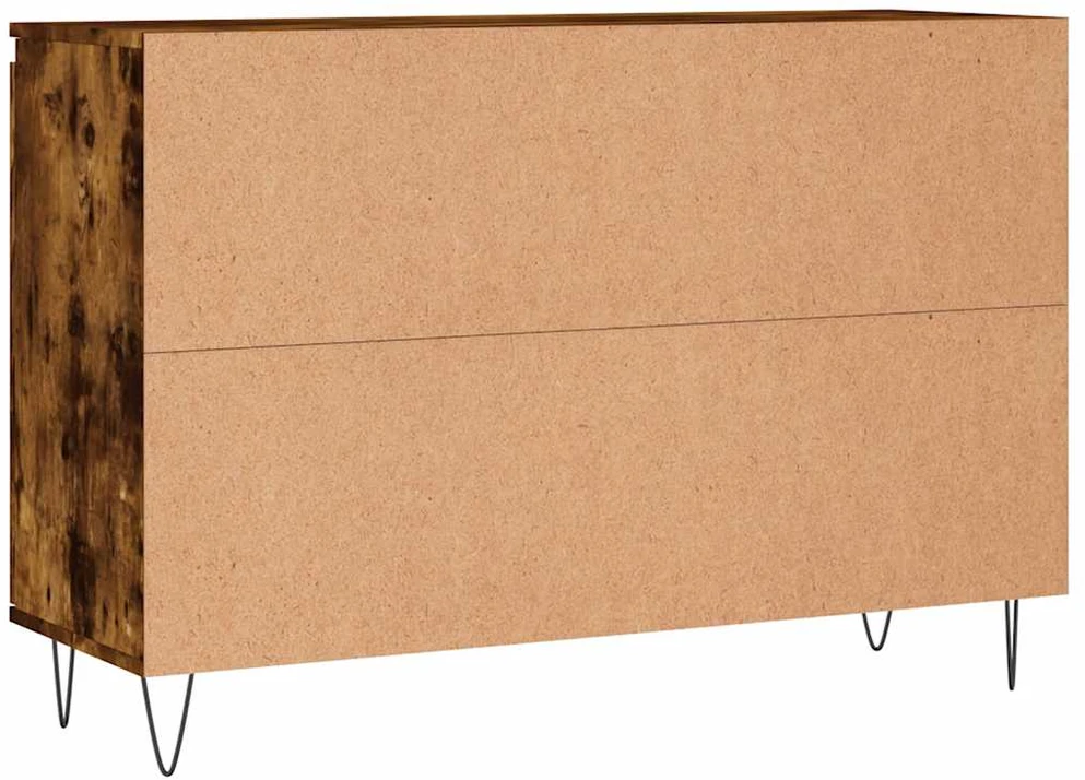Šoninė spintelė, dūminio ąžuolo, 104x35x70cm, apdirbta mediena