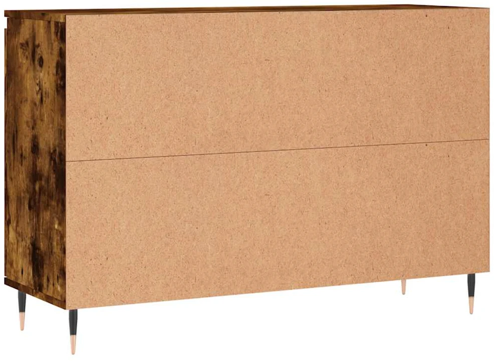 Šoninė spintelė, dūminio ąžuolo, 104x35x70cm, apdirbta mediena