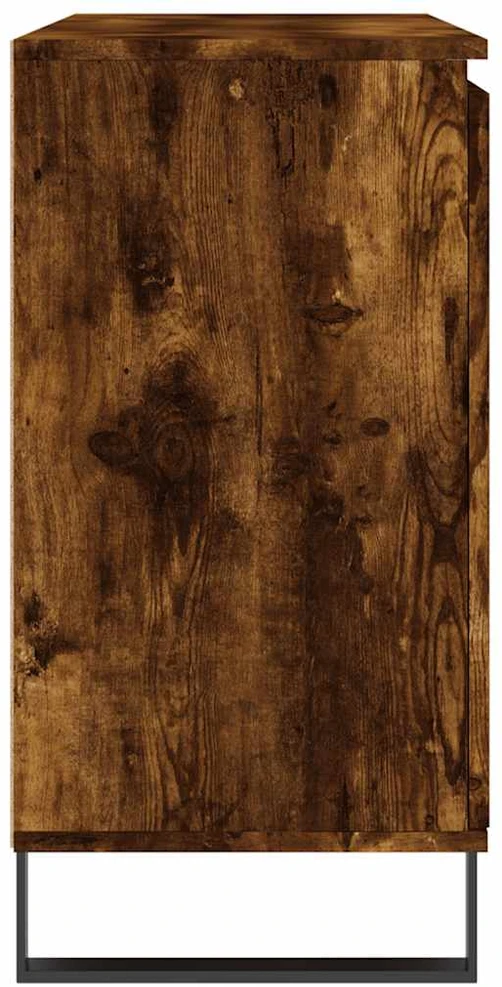 Šoninė spintelė, dūminio ąžuolo, 104x35x70cm, apdirbta mediena