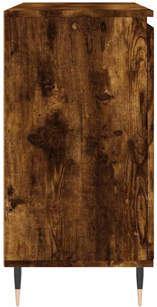 Šoninė spintelė, dūminio ąžuolo, 104x35x70cm, apdirbta mediena