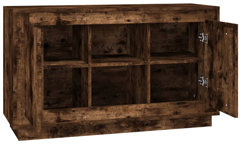 Šoninė spintelė, dūminio ąžuolo, 102x35x60cm, apdirbta mediena