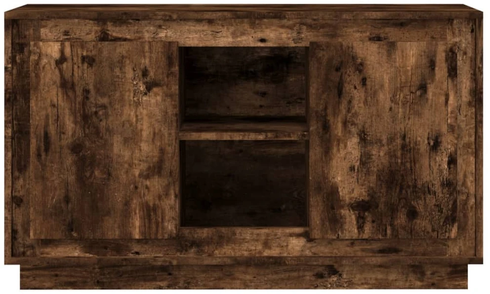 Šoninė spintelė, dūminio ąžuolo, 102x35x60cm, apdirbta mediena