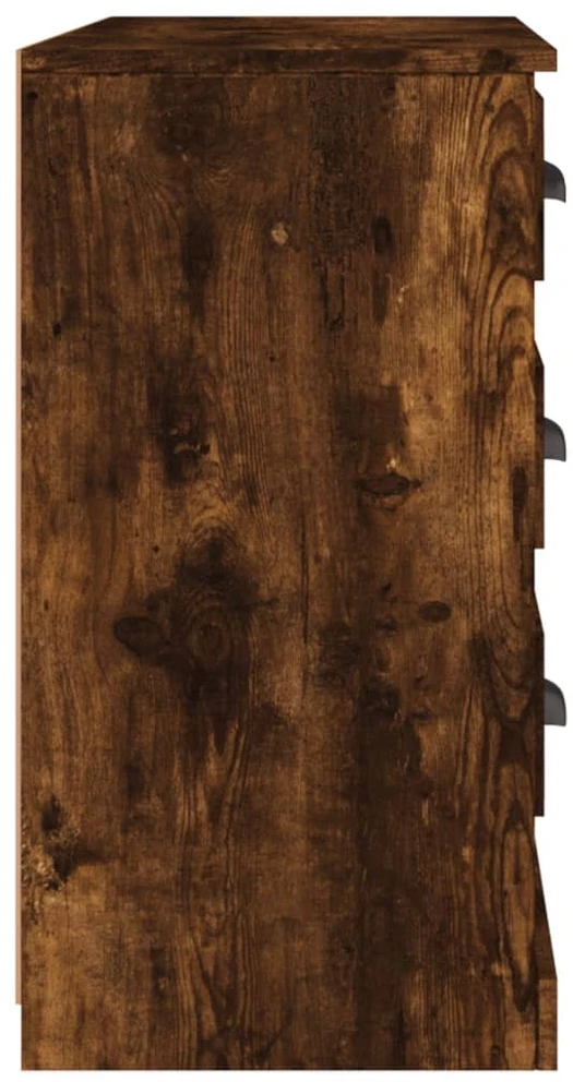 Šoninė spintelė, dūminio ąžuolo, 104,5x35,5x67,5cm, mediena