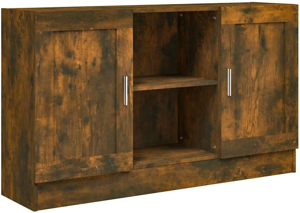 Šoninė spintelė, dūminio ąžuolo, 120x30,5x70cm, mediena
