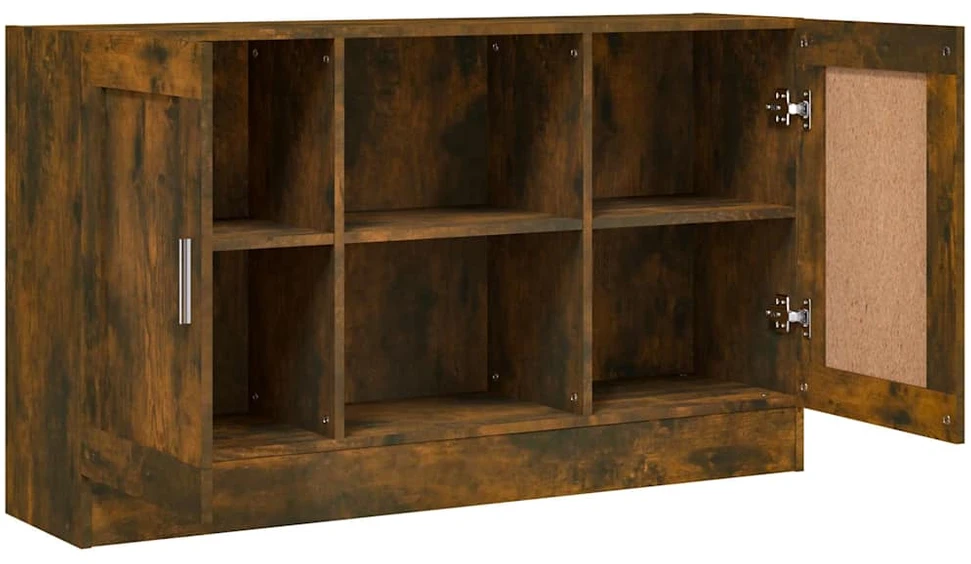 Šoninė spintelė, dūminio ąžuolo, 120x30,5x70cm, mediena