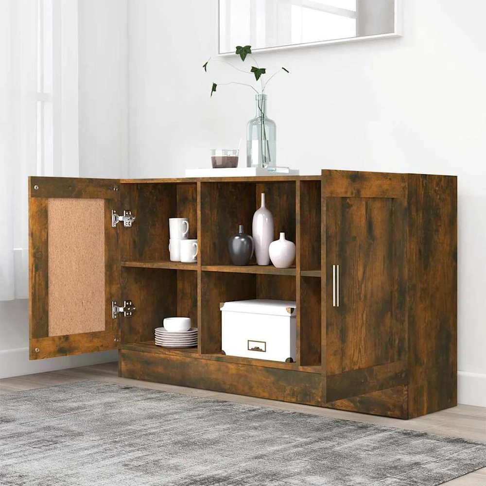 Šoninė spintelė, dūminio ąžuolo, 120x30,5x70cm, mediena
