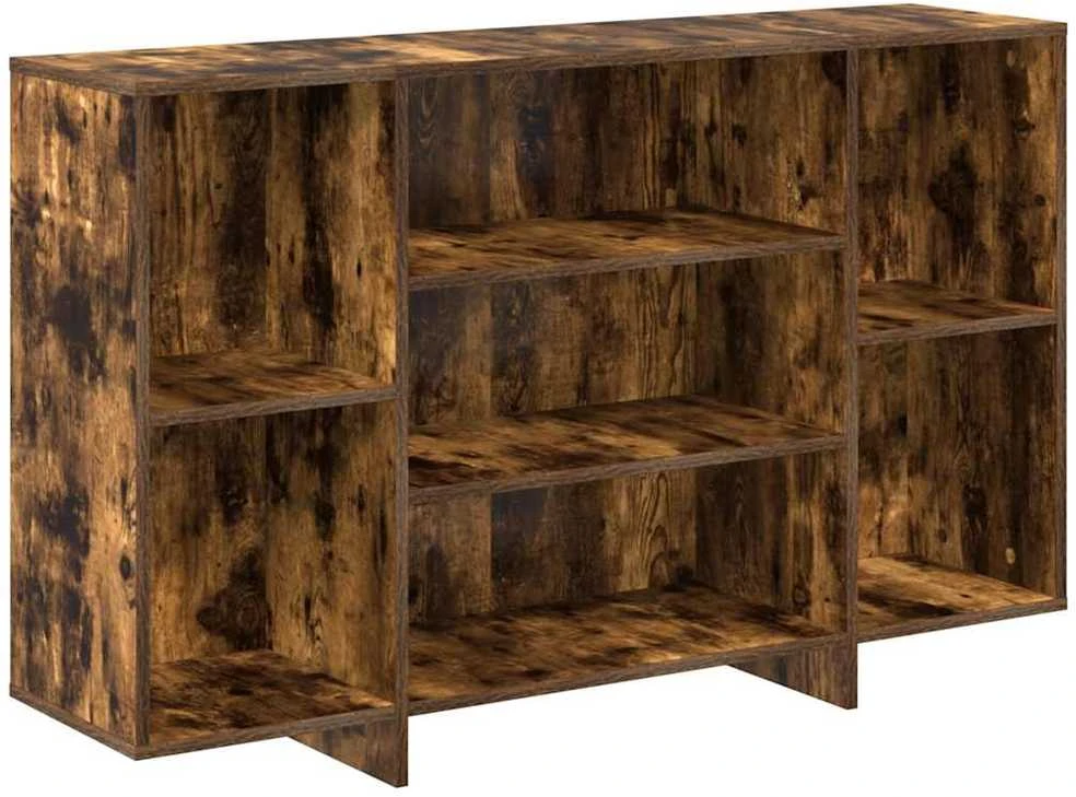 Šoninė spintelė, dūminio ąžuolo, 120x30x75cm, apdirbta mediena