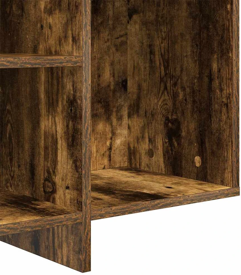 Šoninė spintelė, dūminio ąžuolo, 120x30x75cm, apdirbta mediena