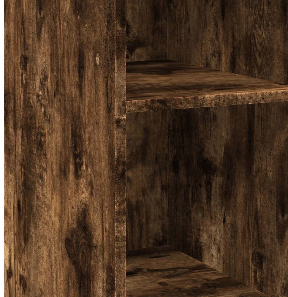 Šoninė spintelė, dūminio ąžuolo, 30x41x93cm, apdirbta mediena