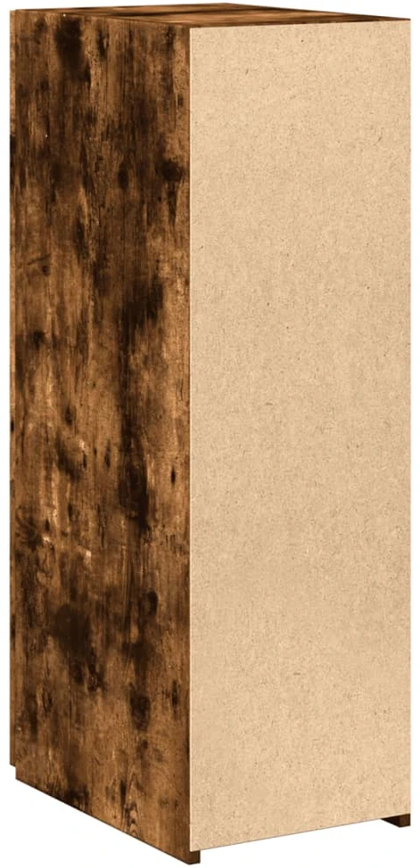 Šoninė spintelė, dūminio ąžuolo, 30x42,5x93cm, apdirbta mediena