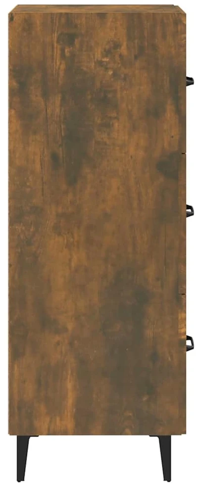 Šoninė spintelė, dūminio ąžuolo, 34,5x34x90cm, apdirbta mediena