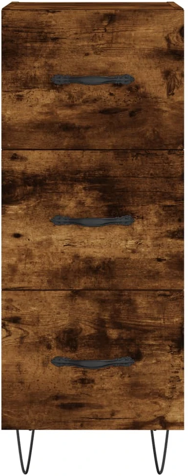 Šoninė spintelė, dūminio ąžuolo, 34,5x34x90cm, apdirbta mediena