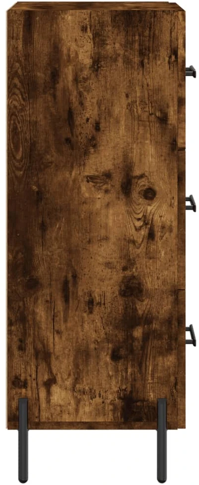 Šoninė spintelė, dūminio ąžuolo, 34,5x34x90cm, apdirbta mediena