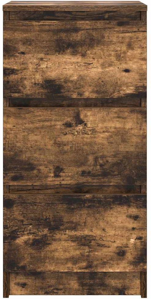 Šoninė spintelė, dūminio ąžuolo, 37,5x35x76cm, apdirbta mediena