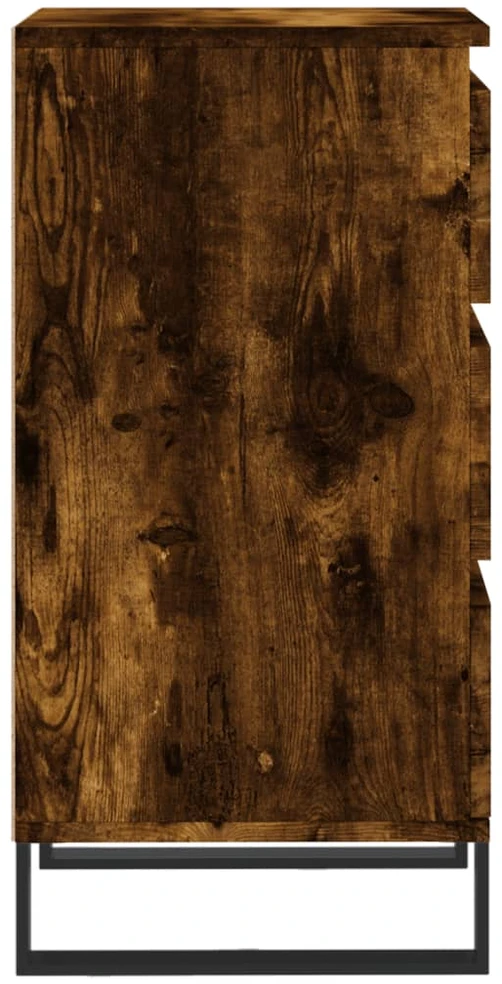 Šoninė spintelė, dūminio ąžuolo, 40x35x70cm, apdirbta mediena