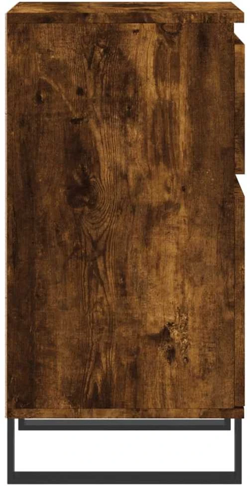 Šoninė spintelė, dūminio ąžuolo, 40x35x70cm, apdirbta mediena