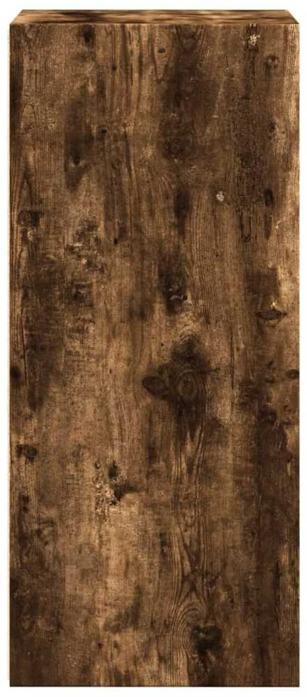 Šoninė spintelė, dūminio ąžuolo, 40x41x93cm, apdirbta mediena