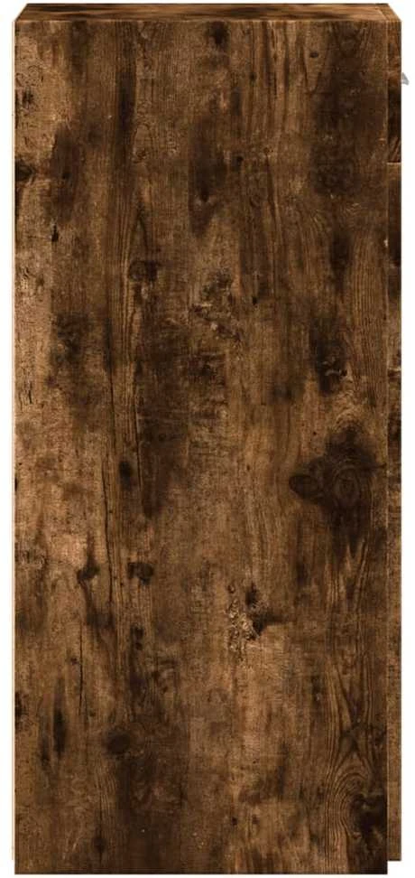 Šoninė spintelė, dūminio ąžuolo, 40x42,5x93cm, apdirbta mediena