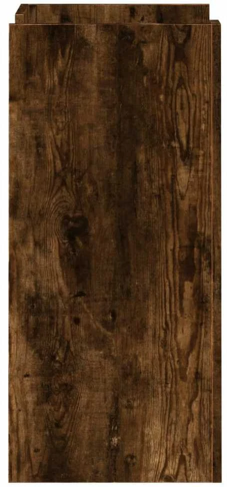 Šoninė spintelė, dūminio ąžuolo, 45x35x75cm, apdirbta mediena