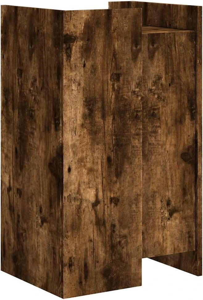 Šoninė spintelė, dūminio ąžuolo, 45x35x75cm, apdirbta mediena