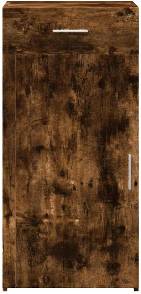 Šoninė spintelė, dūminio ąžuolo, 45x42,5x93cm, apdirbta mediena