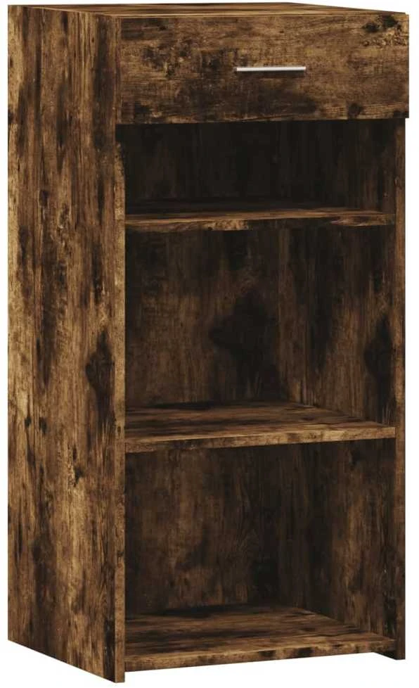 Šoninė spintelė, dūminio ąžuolo, 45x42,5x93cm, apdirbta mediena