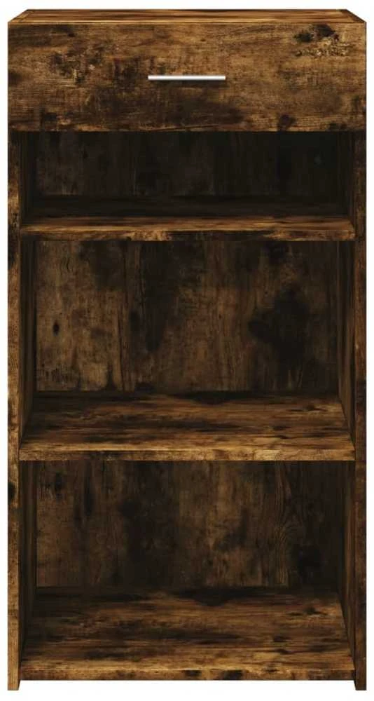 Šoninė spintelė, dūminio ąžuolo, 50x42,5x93cm, apdirbta mediena
