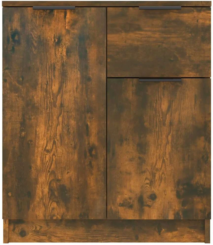 Šoninė spintelė, dūminio ąžuolo, 60x30x70cm, apdirbta mediena