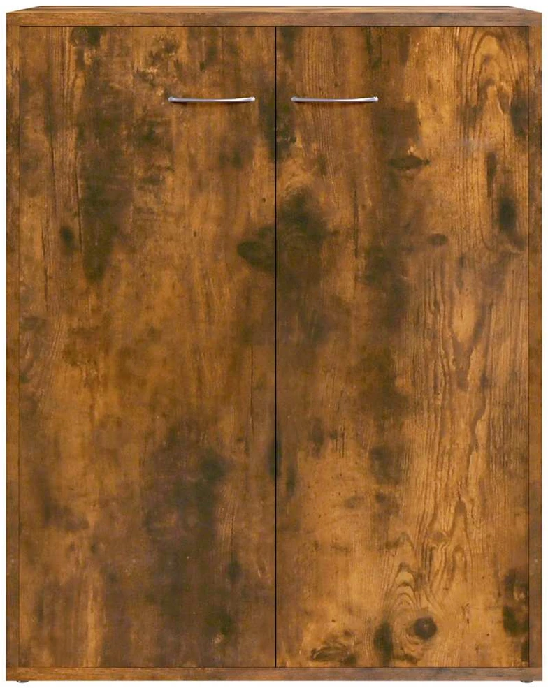 Šoninė spintelė, dūminio ąžuolo, 60x30x75cm, apdirbta mediena