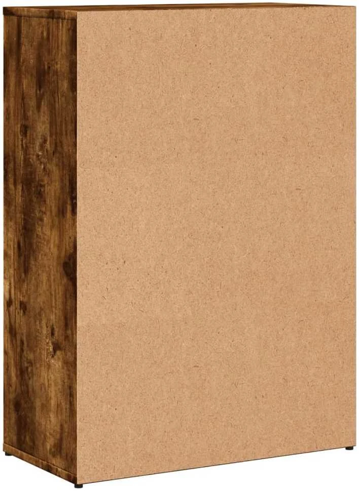 Šoninė spintelė, dūminio ąžuolo, 60x30x84cm, apdirbta mediena