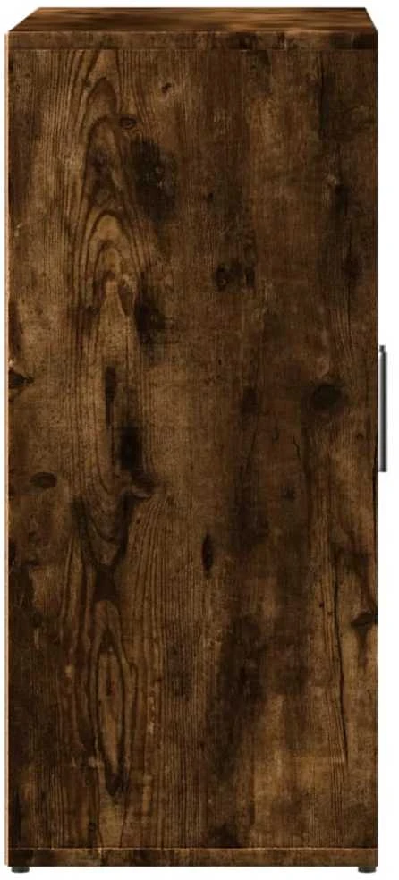 Šoninė spintelė, dūminio ąžuolo, 60x31x70cm, apdirbta mediena