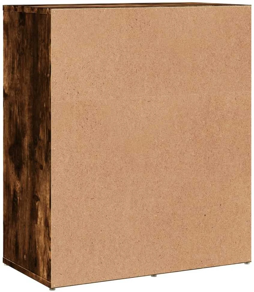 Šoninė spintelė, dūminio ąžuolo, 60x31x70cm, apdirbta mediena