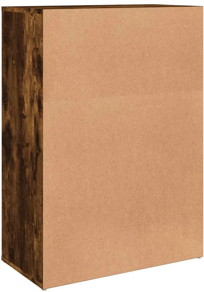 Šoninė spintelė, dūminio ąžuolo, 60x31x84cm, apdirbta mediena
