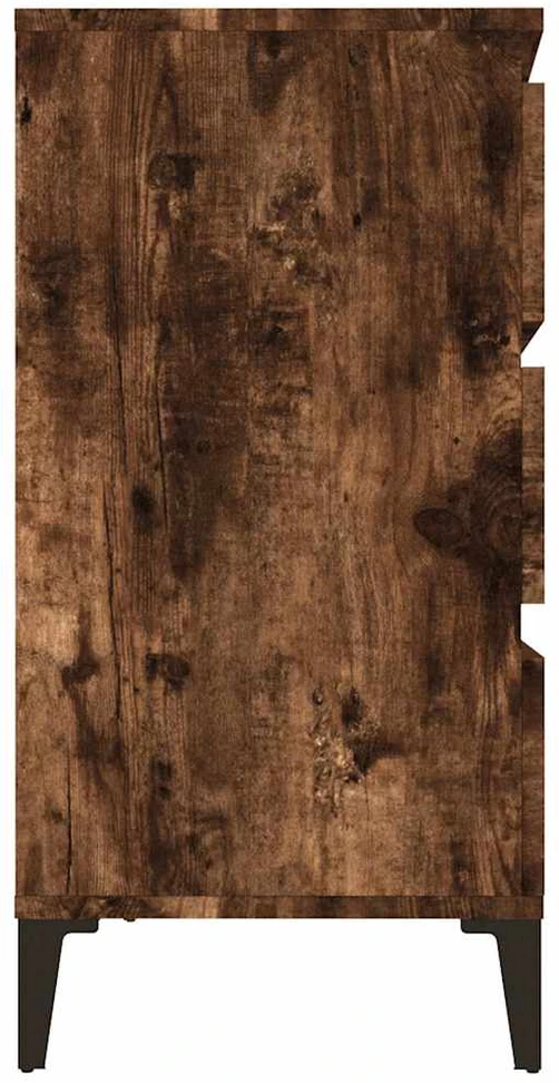 Šoninė spintelė, dūminio ąžuolo, 60x35x70cm, apdirbta mediena