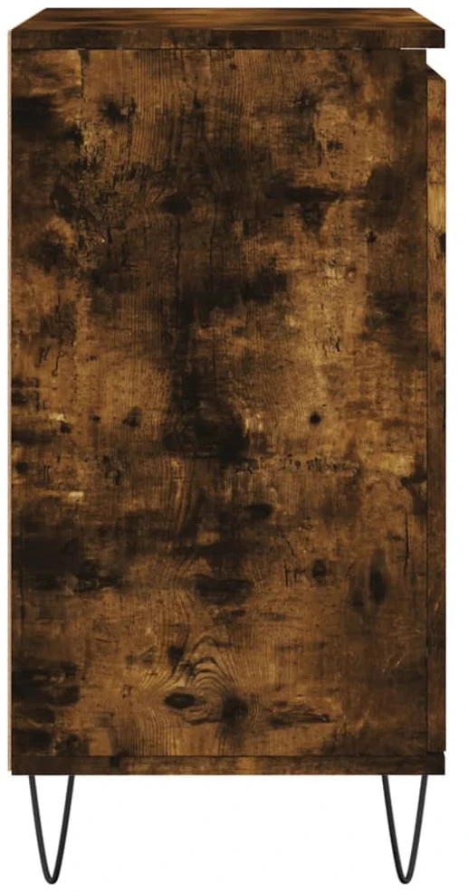 Šoninė spintelė, dūminio ąžuolo, 60x35x70cm, apdirbta mediena