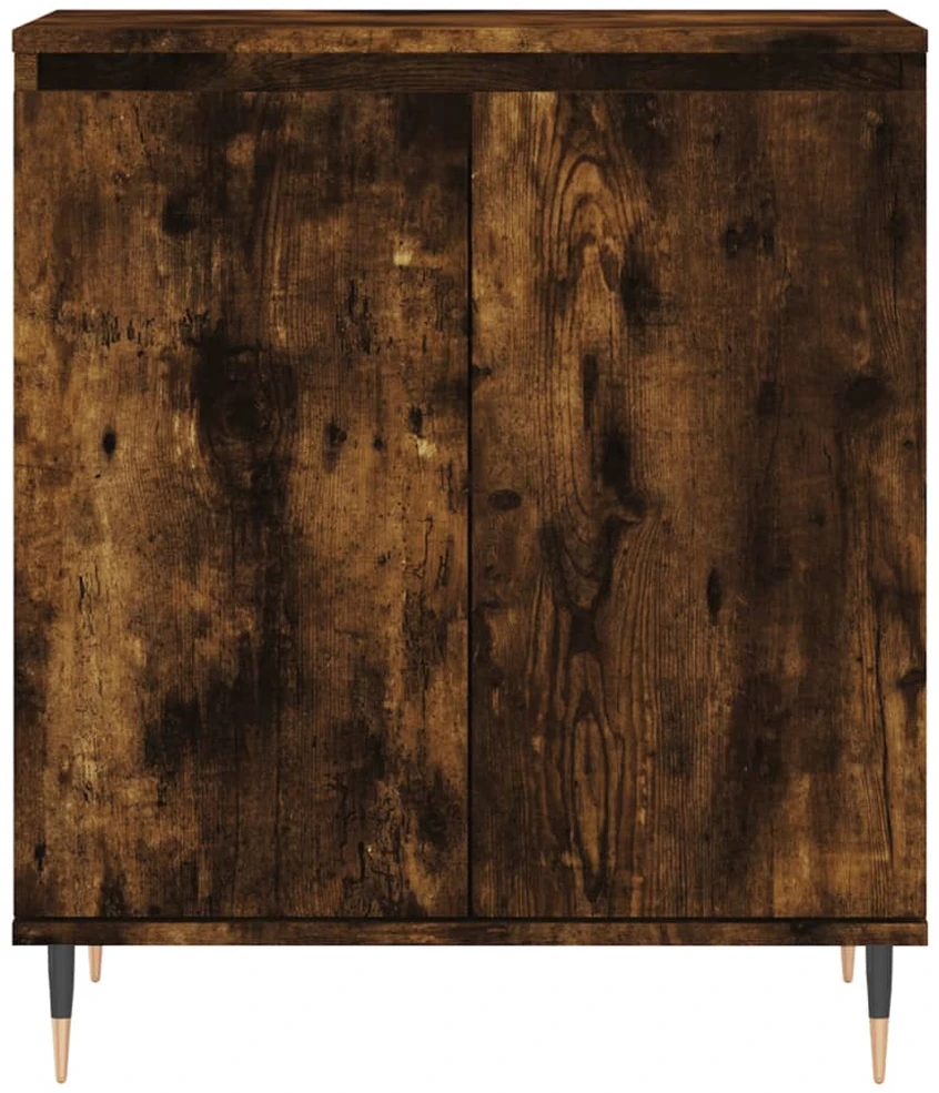 Šoninė spintelė, dūminio ąžuolo, 60x35x70cm, apdirbta mediena