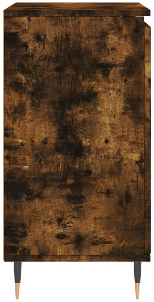 Šoninė spintelė, dūminio ąžuolo, 60x35x70cm, apdirbta mediena