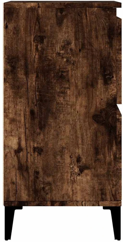 Šoninė spintelė, dūminio ąžuolo, 60x35x70cm, apdirbta mediena