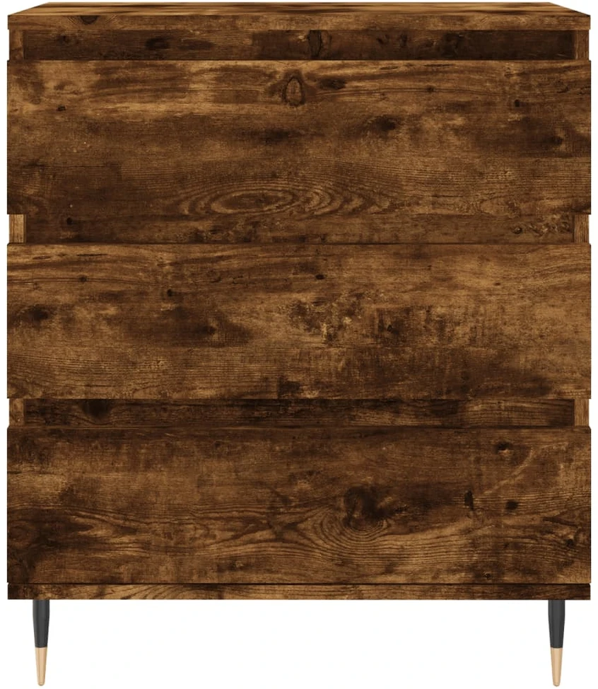 Šoninė spintelė, dūminio ąžuolo, 60x35x70cm, apdirbta mediena