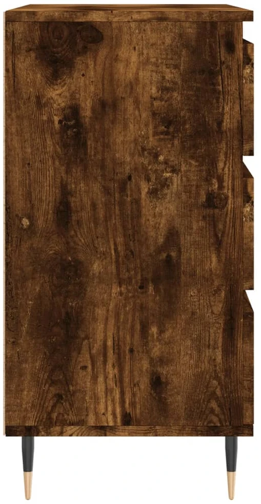 Šoninė spintelė, dūminio ąžuolo, 60x35x70cm, apdirbta mediena
