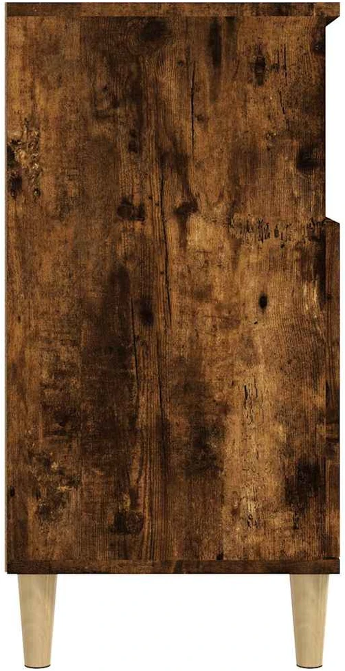 Šoninė spintelė, dūminio ąžuolo, 60x35x70cm, apdirbta mediena