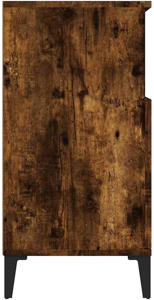 Šoninė spintelė, dūminio ąžuolo, 60x35x70cm, apdirbta mediena