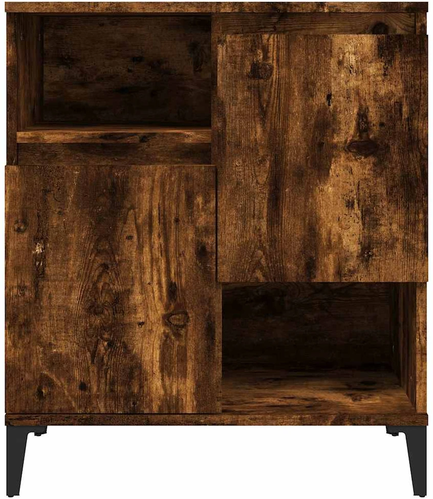 Šoninė spintelė, dūminio ąžuolo, 60x35x70cm, apdirbta mediena