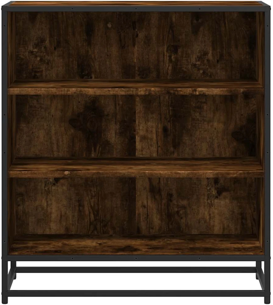 Šoninė spintelė, dūminio ąžuolo, 68x35x76cm, mediena/metalas